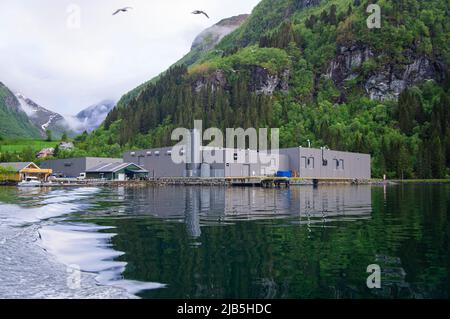 Mowi Steinsvik smolt installation à Steinsvik, dans la municipalité de Volda, en Norvège, sur 29 mai 2022. (CTK photo/Libor Sojka) Banque D'Images
