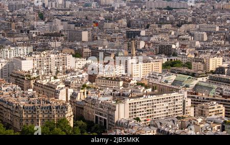 Vue du sud-ouest de Paris (France) Banque D'Images