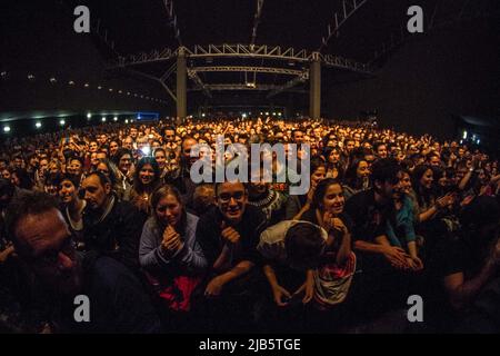 2Cellos en concert à Milan, Italie, en 2014 Banque D'Images