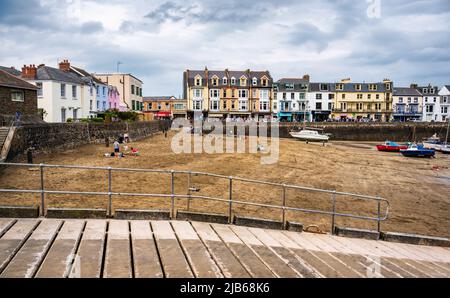 Le port de la station balnéaire d'Ilfracombe, Devon, Royaume-Uni. Banque D'Images