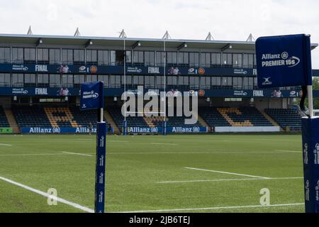 Worcester, Royaume-Uni. 03rd juin 2022. Sixways Stadium est prêt pour la finale Allianz Premier 15s entre Saracens Women et Exeter Chiefs Women au stade Sixways, à Worcester, en Angleterre. Marcelo Poletto/SPP crédit: SPP Sport Press photo. /Alamy Live News Banque D'Images