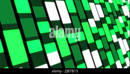 Illustration de rectangles changeant de couleur en nuances de vert Banque D'Images