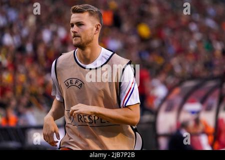 Bruxelles, Belgique. 03rd juin 2022. BRUXELLES, BELGIQUE - JUIN 3: Lors de la Ligue des Nations de l'UEFA, Un match du Groupe 4 entre la Belgique et les pays-Bas au Stade du Roi Baudouin sur 3 juin 2022 à Bruxelles, Belgique (photo de Jeroen Meuwsen/Orange Pictures) Credit: Orange pics BV/Alay Live News Banque D'Images