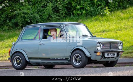 1980 gris AUSTIN MORRIS Mini Banque D'Images