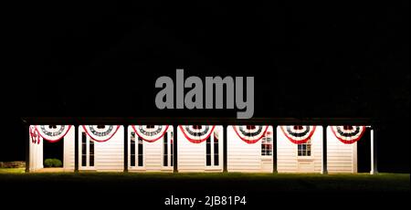 Shelter Island Historical Society la nuit Banque D'Images