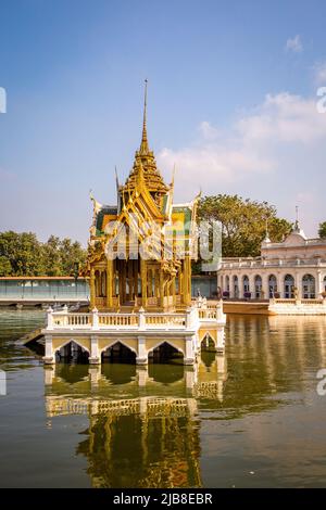 Bang Pa au Palais Royal de Phra Nakhon si Ayutthaya, Thaïlande Banque D'Images