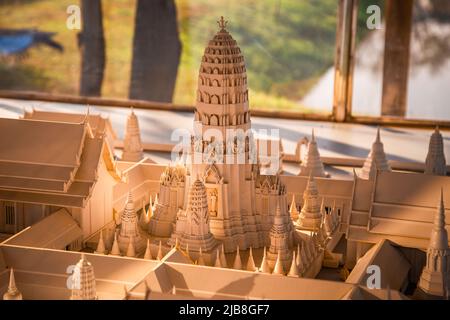 Wat Phra RAM ruine temple à Phra Nakhon si Ayutthaya, Thaïlande Banque D'Images