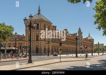 Le Palais de San Telmo, Séville, Andalousie, Espagne Banque D'Images