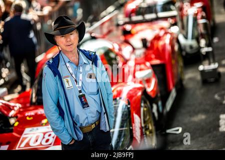 Le Mans, France. 04th juin 2022. GLICKENHAUS Jim (etats-unis), propriétaire de course de Glickenhaus, portrait lors de la scrutateur des 2022 24 heures du Mans, 3rd tour du Championnat mondial d'endurance FIA 2022, sur le circuit de la Sarthe, de 3 juin à 4, 2022 au Mans, France - photo: Thomas Fenetre/DPPI/LiveMedia crédit: Agence photo indépendante/Alamy Live News Banque D'Images