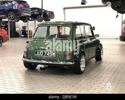 David Brown, Italian Job, Alec Issigonis, Austin 1800, Austin Cooper S, Austin Metro, Austin Mini 1000HL, Austin Mini 850 MK1, Mini Moke, Austin Mini Banque D'Images