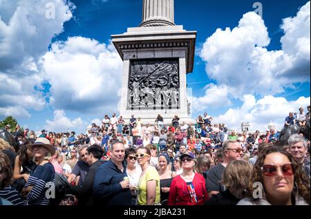 Jubilé de platine, Londres 2022 Banque D'Images