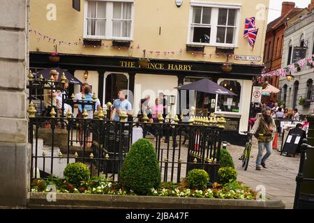 Le pub Prince Harry dans la ville de Windsor, Londres, Royaume-Uni Banque D'Images