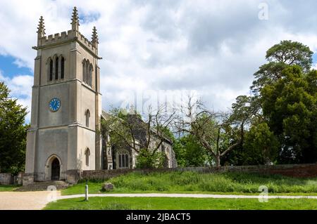 Église Sainte Marie - Église Ickworth - ancienne église paroissiale du parc Ickworth, près de Bury St Edmunds, Suffolk, Angleterre, Royaume-Uni. Banque D'Images