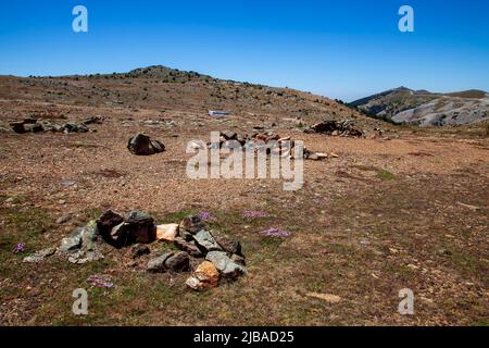 Ida Mountain-Kaz Daglari En Turquie. (En turc: Kazdagi, signifiant Goose Mountain), Turquie. Belle nature..la montagne Ida a des plantes et des arbres endémiques Banque D'Images