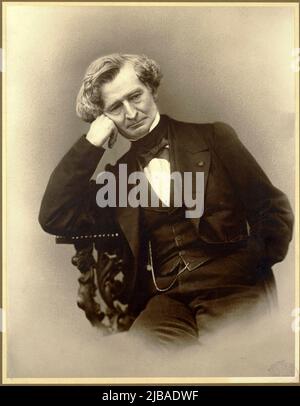 Hector Berlioz par Nadar (Gaspard-Félix Tournachon) en 1863 Banque D'Images