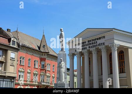 Place principale de Subotica dans le nord de la Serbie Banque D'Images