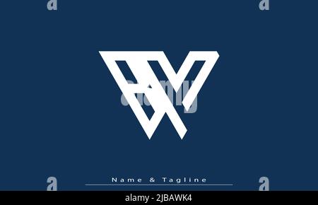 Lettres de l'alphabet initiales Monogram logo BM, MB Illustration de Vecteur