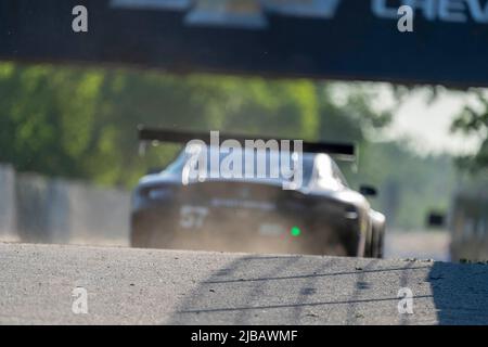 Detroit, MICHIGAN, États-Unis. 3rd juin 2022. Le parc Belle Isle accueille la série IMSA pour le Grand Prix de Detroit de Chevrolet à Detroit, MI, États-Unis. (Image de crédit : © Walter G. Arce Sr./ZUMA Press Wire) Banque D'Images