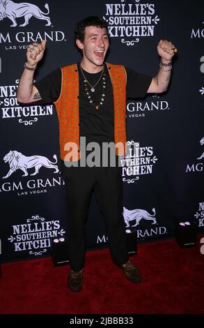 04 juin 2022 - Las Vegas, NV - Frankie Jonas. La famille Jonas organise une grande fête d'ouverture pour Nellie's Kitchen au MGM Grand Las Vegas. (Image de crédit : © MJT/AdMedia via ZUMA Press Wire) Banque D'Images