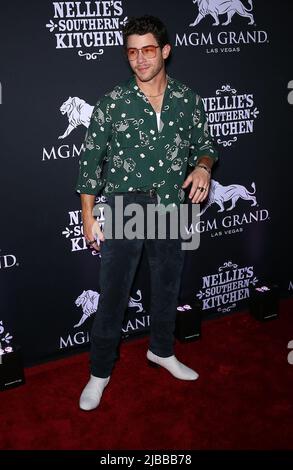04 juin 2022 - Las Vegas, NV - Nick Jonas. Jonas Family organise la grande fête d'ouverture de Nellie's Kitchen au MGM Grand Las Vegas. Banque D'Images