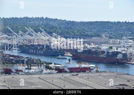 Roadtripping à travers l'ouest des États-Unis avec Washington, Idaho, Utah, Colorado et Missouri Banque D'Images