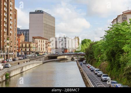 Toulouse, France. 24 mai 2022. Vue sur le Canal du midi Banque D'Images