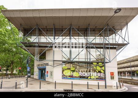 Toulouse, France. 24 mai 2022. Façade de la gare routière Banque D'Images