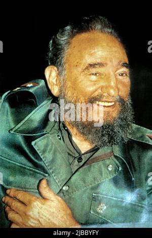 Photo de Fidel Alejandro Castro Ruz, Fidel Castro, la Havane, Cuba, les Caraïbes Banque D'Images