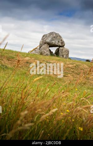 Cimetière mégalithique de Carrowmore en Irlande Banque D'Images