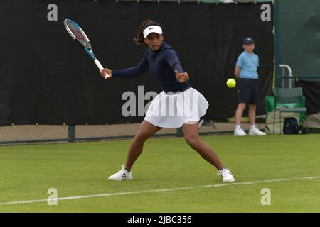 Photo : Français Tessah Andrianjafitrimo 23 ans de jeu au ROTHESAY OPEN NOTTINGHAM tennis Centre 4–12 juin 2022 toutes les images © Robert Leyland aucune utilisation sans autorisation préalable. Banque D'Images