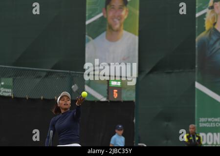 Photo : Français Tessah Andrianjafitrimo 23 ans de jeu au ROTHESAY OPEN NOTTINGHAM tennis Centre 4–12 juin 2022 toutes les images © Robert Leyland aucune utilisation sans autorisation préalable. Banque D'Images