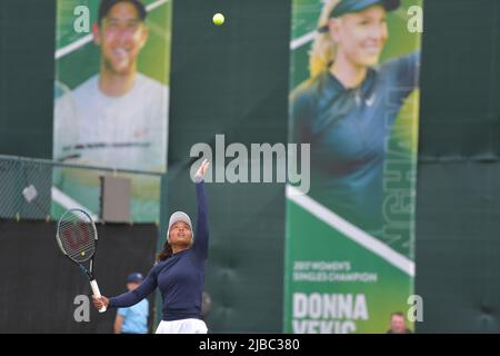 Photo : Français Tessah Andrianjafitrimo 23 ans de jeu au ROTHESAY OPEN NOTTINGHAM tennis Centre 4–12 juin 2022 toutes les images © Robert Leyland aucune utilisation sans autorisation préalable. Banque D'Images