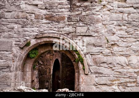 Ruines de l'abbaye de Boyle, Boyle, Irlande. Banque D'Images