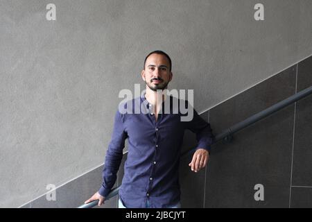 Portrait de Carlos Fonseca Suarez 21/05/2022 ©Basso Cannarsa/opale.photo Banque D'Images