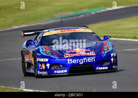 Christopher Compton Goddard, Ferrari 430, Masters Endurance Legends, voitures de sport qui ont couru de 1995 à 2017 dans une variété de séries telles que; WEC, ALM Banque D'Images