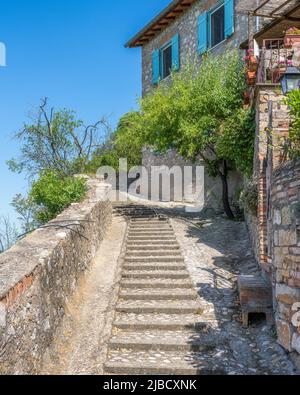 Calvi dell'Umbria, beau village de la province de Terni, Ombrie, Italie. Banque D'Images