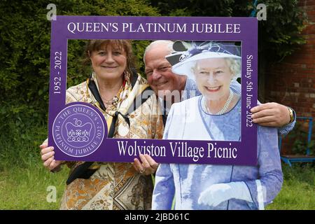 Comté de Durham, Angleterre. 05-06-2022. Wolviston Village Queen Elizabeth Platinum Jubilee pique-nique, 05-06-2022. (Photo de Harry Cook | MI News) Credit: MI News & Sport /Alay Live News Banque D'Images