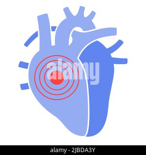 Cardiologie, illustration conceptuelle Banque D'Images