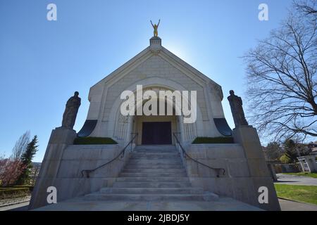 La Chaux-de-Fonds, Suisse - style Sapin - crématorium - Art Nouveau Banque D'Images