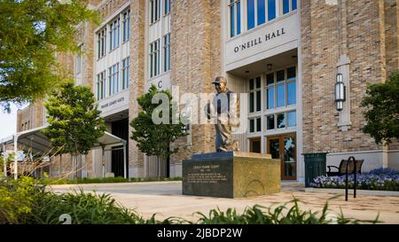 South Bend, Indiana - 25 mai 2022: Université de notre Dame Fighting Irish College campus Banque D'Images