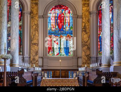 Intérieur de la cathédrale Saint-Philips, Birmingham, Angleterre. Banque D'Images