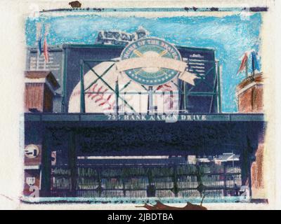 MLB Atlanta Braves Turner Field Banque D'Images