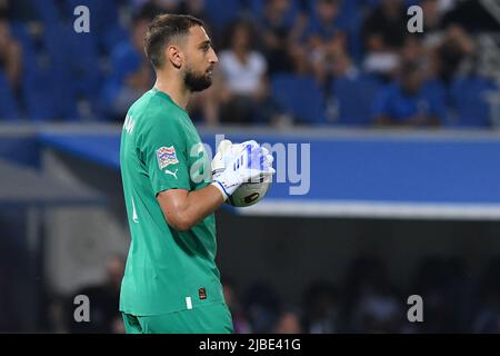 Bologne, Émilie-Romagne. 04th juin 2022. Gianluigi Donnarumma de l'Italie lors de la ligue des nations européennes 2022 Match Italie-Allemagne Renato dall'ara stade à Bologne, Italie, 04 juin 2022 Fotografo01 crédit: Agence de photo indépendante/Alamy Live News Banque D'Images