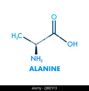 Formule alanine, excellent design pour toutes les utilisations. Formule alanine Illustration de Vecteur
