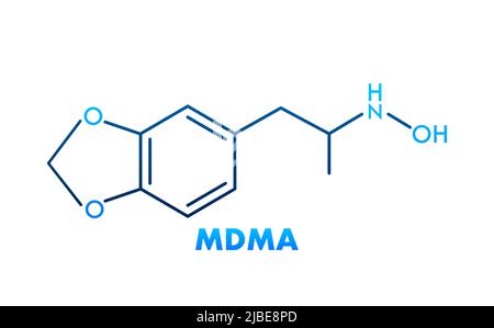 Probiotiques bactéries vecteur conception. Icône avec formule d'acide lactique. Illustration de Vecteur