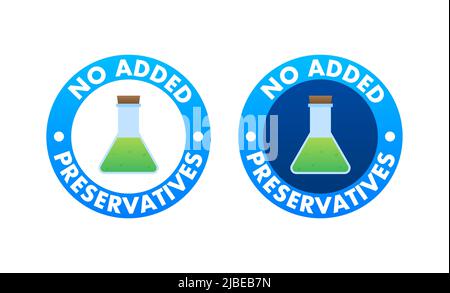 Aucun agent de conservation ajouté, excellent design pour n'importe quel usage. Illustration vectorielle Illustration de Vecteur