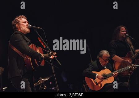 Rome, Italie. 12th novembre 2019. Glen Hansard se produit sur scène à l'Auditorium Parco della Musica à Rome. (Photo de Valeria Magri/SOPA Images/Sipa USA) crédit: SIPA USA/Alay Live News Banque D'Images