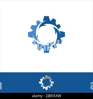 Logo Gear TECH pour votre meilleure entreprise. Illustration vectorielle EPS.8 EPS.10 Illustration de Vecteur