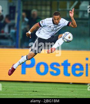 Thilo Kehrer, DFB 5 en action dans la Ligue des Nations de l'UEFA 2022 Match ITALIE - ALLEMAGNE 1-1 en saison 2022/2023 le 04 juin 2022 à Bologne, Italie. © Peter Schatz / Alamy Live News Banque D'Images