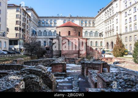 L'image de la Rotunda Saint-George à Sofia, Bulgarie Banque D'Images